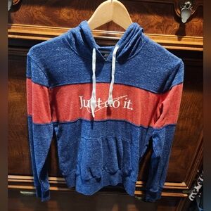 NIKE - Blue And Red Just Do It Hoodie